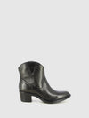 Botins Texanas em Pele Preta
